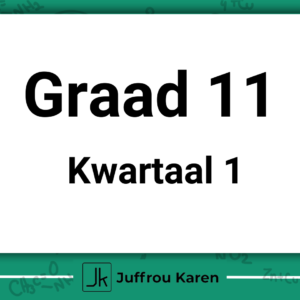 Graad 11 Fisiese Wetenskappe - Kwartaal 1