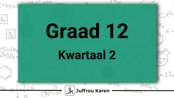 Graad 12 Fisiese Wetenskappe - Kwartaal 2
