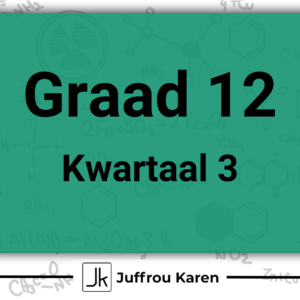Graad 12 Fisiese Wetenskappe - Kwartaal 3
