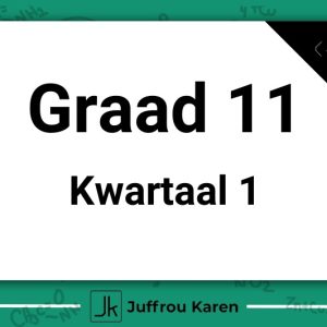 Graad 11 Fisiese Wetenskappe - Kwartaal 1 (Live)